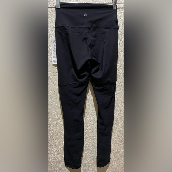 NWT Lululemon Sheer Will High Rise Tights Legging 28” Black Camo Sheer Size 6 - Picture 7 of 9